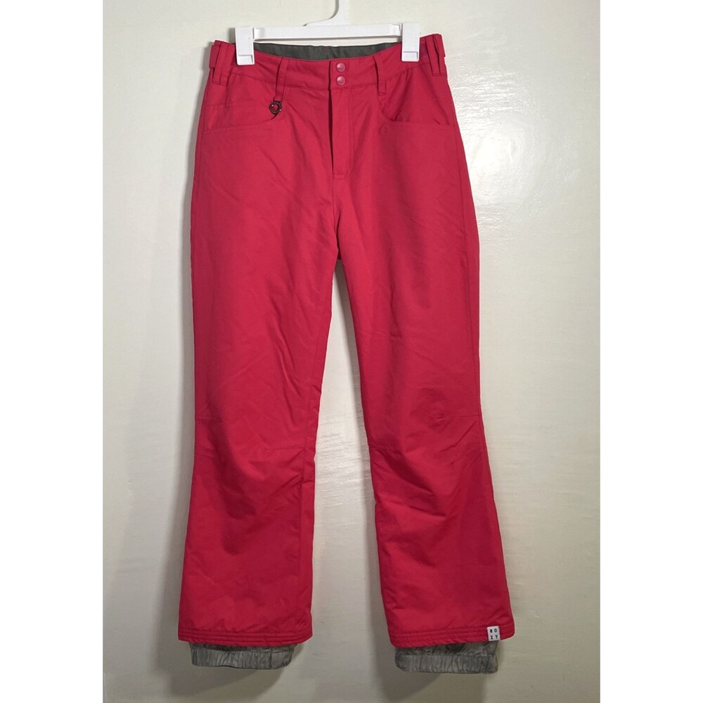 ROXY Girl's Snowboard Pants Hot Pink Evolution 5K Regular Fit Ski Winter Size 14